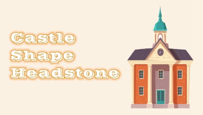 New Castle Shape Headstone