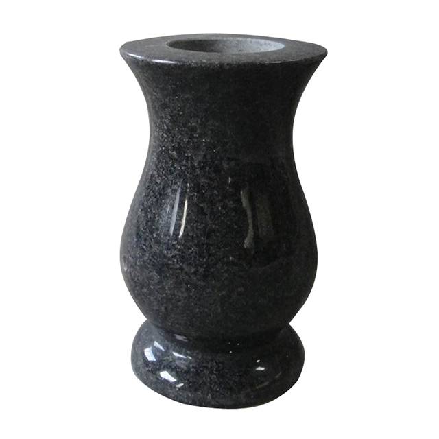 Grey Cemetery Vase