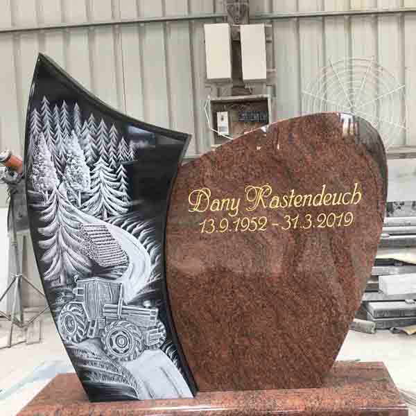 China Red Tombstone Monuments