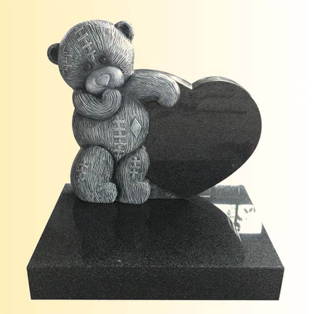 Teddy Bear Headstone for Child