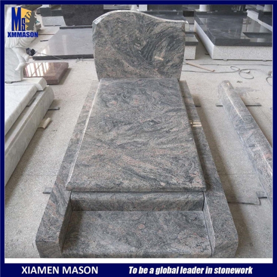 Simple Doucine Tombstone Polished Granite Kinawa