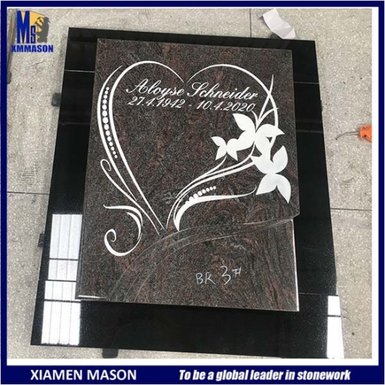 Flat Brown Color French Tombstone