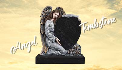 Latest Design Colored Angel Tombstone